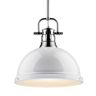 Duncan One Light Pendant in Chrome (62|3604LCHWH)
