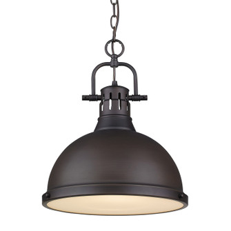 Duncan One Light Pendant in Rubbed Bronze (62|3602LRBZRBZ)