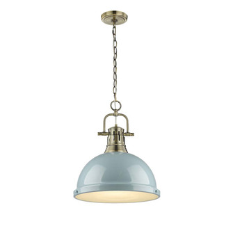 Duncan AB One Light Pendant in Aged Brass (62|3602LABSF)