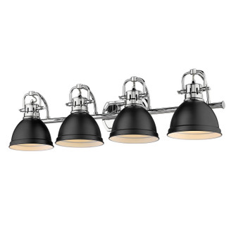 Duncan Four Light Bath Vanity in Chrome (62|3602BA4CHBLK)