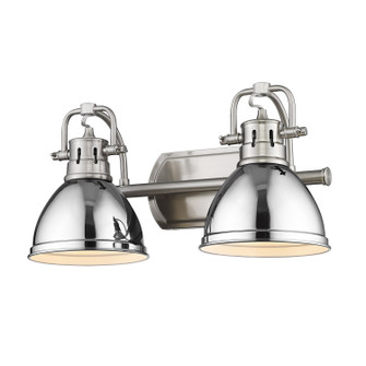 Duncan Two Light Bath Vanity in Pewter (62|3602BA2PWCH)