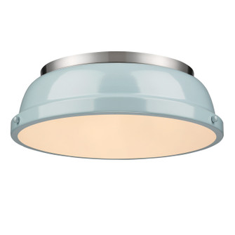 Duncan Two Light Flush Mount in Pewter (62|360214PWSF)