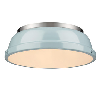 Duncan PW Two Light Flush Mount in Pewter (62|360214PWSF)
