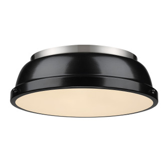 Duncan Two Light Flush Mount in Pewter (62|360214PWBK)