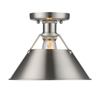 Orwell PW One Light Flush Mount in Pewter (62|3306FMPWPW)