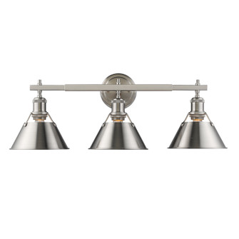 Orwell Three Light Bath Vanity in Pewter (62|3306BA3PWPW)