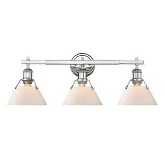 Orwell Three Light Bath Vanity in Chrome (62|3306BA3CHOP)
