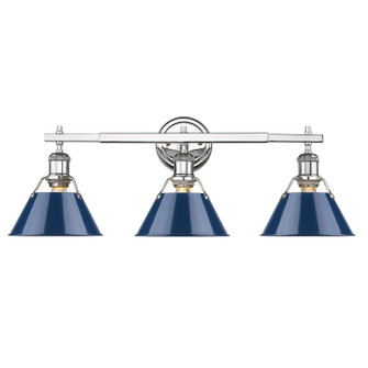 Orwell Three Light Bath Vanity in Chrome (62|3306BA3CHNVY)