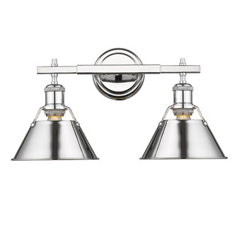 Orwell CH Two Light Bath Vanity in Chrome (62|3306BA2CHCH)