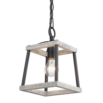 Teagan One Light Mini Pendant in Natural Black (62|3184M1LNBGH)