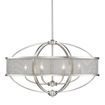 Colson PW Six Light Linear Pendant in Pewter (62|3167LPPWPW)