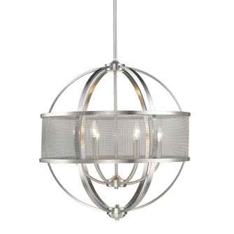 Colson Six Light Chandelier in Pewter (62|31676PWPW)