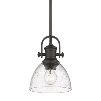 Hines One Light Mini Pendant in Rubbed Bronze (62|3118M1LRBZSD)