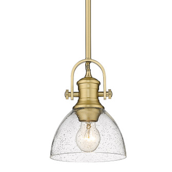 Hines One Light Mini Pendant in Brushed Champagne Brass (62|3118M1LBCBSD)