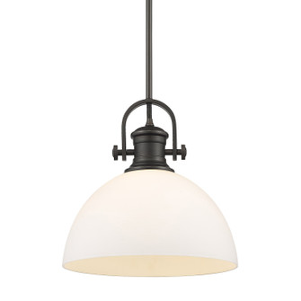 Hines RBZ One Light Pendant in Rubbed Bronze (62|3118LRBZOP)