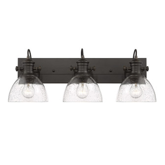 Hines Three Light Bath Vanity in Rubbed Bronze (62|3118BA3RBZSD)