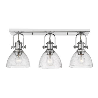 Hines Three Light Semi-Flush Mount in Chrome (62|31183SFCHSD)