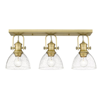 Hines BCB Three Light Semi-Flush Mount in Brushed Champagne Bronze (62|31183SFBCBSD)