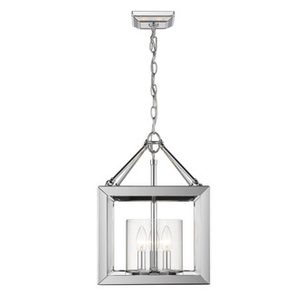 Smyth Three Light Semi-Flush Mount in Chrome (62|2074SFCHCLR)