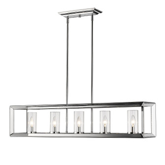 Smyth Five Light Linear Pendant in Chrome (62|2074LPCHCLR)