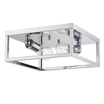 Wesson Two Light Flush Mount in Chrome (62|2072FMCH)