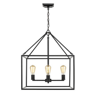 Wesson Four Light Chandelier in Matte Black (62|20724BLK)