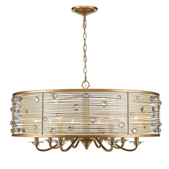 Joia Eight Light Chandelier in Peruvian Gold (62|19938PG)