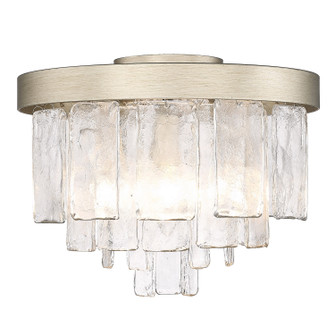 Ciara Three Light Flush Mount in White Gold (62|1768FMWGHWG)