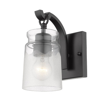 Travers One Light Bath Vanity in Matte Black (62|1405BA1BLKCAG)