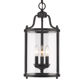 Payton BLK Three Light Pendant in Matte Black (62|11573PBLK)