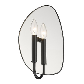 Tessa One Light Wall Sconce in Matte Black (62|11421WBLK)