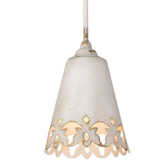 Eloise One Light Pendant in Antique Ivory (62|0883SAI)