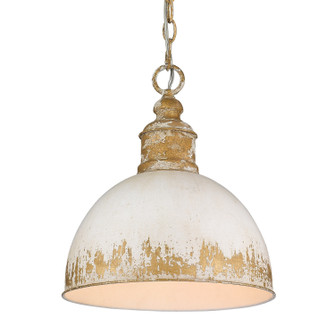 Alison One Light Pendant in Vintage Gold (62|0809MVGAI)