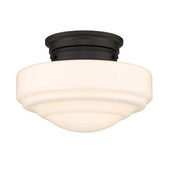 Ingalls One Light Semi-Flush Mount in Matte Black (62|0508SFBLKVMG)