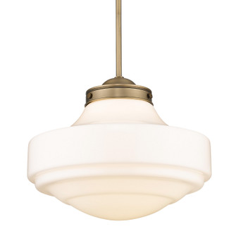 Ingalls One Light Pendant in Modern Brass (62|0508LMBSVMG)