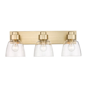 Remy Three Light Bath Vanity in Brushed Champagne Brass (62|0314BA3BCBCLR)