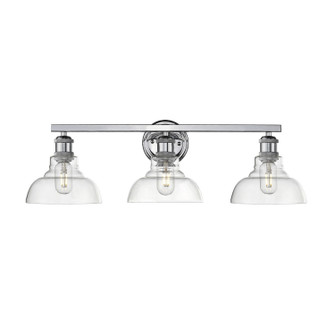 Carver Three Light Bath Vanity in Chrome (62|0305BA3CHCLR)