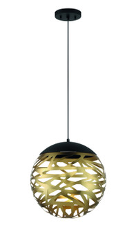 Golden Eclipse LED Pendant in Coal And Honey Gold (42|P934688L)