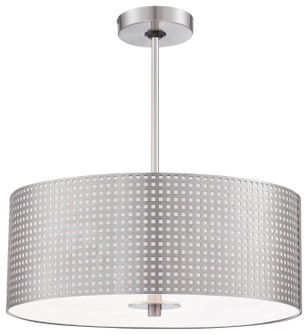 Grid Three Light Pendant in Brushed Nickel (42|P5743084) Grid Three Light Pendant in Brushed Nickel (42|P5743084)