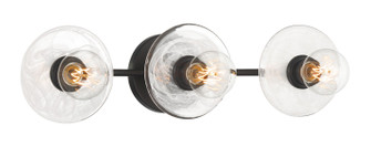 Vapors Three Light Bath Vanity in Coal Black (42|P561266A)