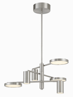 Swivel LED Chandelier in Brushed Nickel (42|P5495084L)