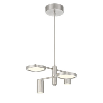 Swivel LED Chandelier in Brushed Nickel (42|P5494084L)