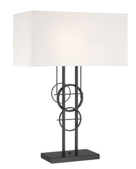 Tempo Two Light Table Lamp in Coal (42|P5136066)