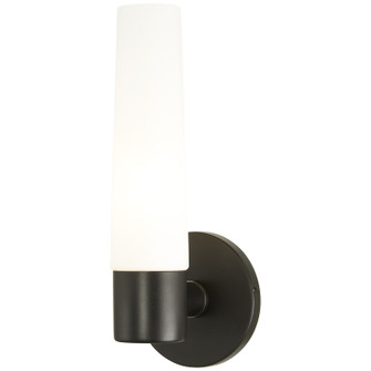 Saber One Light Wall Sconce in Coal Black (42|P504166A)