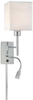George's Reading Room LED Swing Arm Wall Lamp in Chrome (42|P477077)