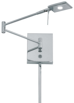 George'S Reading Room LED Swing Arm Wall Lamp in Chrome (42|P4328077)