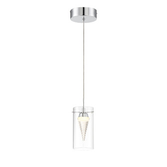Funnel Cloud LED Mini Pendant in Chrome (42|P20077L)
