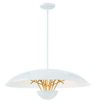 Sun Core LED Pendant in Sand White With Honey Gold Acc (42|P1784720L)