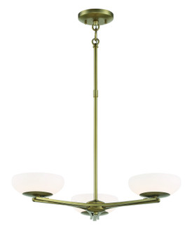 Scale LED Chandelier in Soft Rass (42|P1463695L)