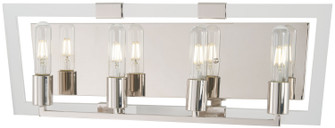 Crystal Chrome Four Light Bath in Polished Nickel (42|P1374613)